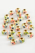 Nazar Mineli Bileklik ve Kolye Ucu Aparatı 1 Adet-Turkuaz