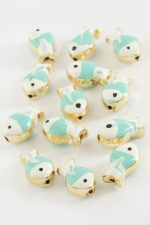 Balık Mineli Bileklik ve Kolye Ucu Aparatı 1 Adet-Turkuaz