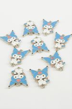 Çzgflm Çift Kulplu Mineli Bileklik ve Kolye Ucu Aparatı 1 Adet-Mavi - Görsel 2