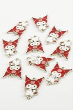 Çzgflm Çift Kulplu Mineli Bileklik ve Kolye Ucu Aparatı 1 Adet-Turkuaz