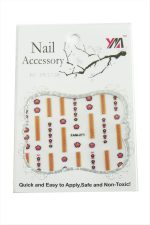 Tırnak Aksesuarı Tattoo Sticker-Beyaz