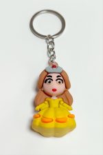 Prenses Silikon Anahtarlık-Sarı