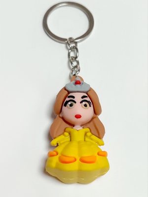 Prenses Silikon Anahtarlık-Sarı