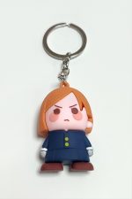 Kız Çocuk Silikon Anahtarlık-Kahverengi - Görsel 2