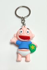 Bebek Silikon Anahtarlık-Krem - Görsel 2