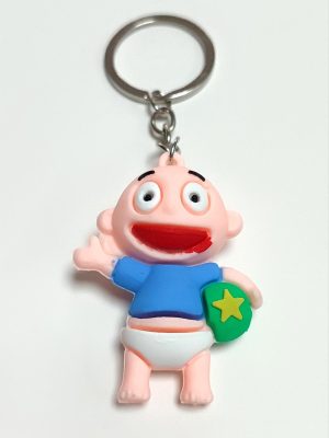 Bebek Silikon Anahtarlık-Krem