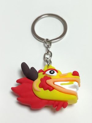 Kurt Silikon Anahtarlık-Sarı