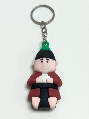 Ateri Silikon Anahtarlık-Siyah