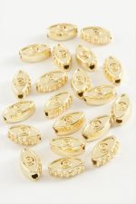 Göz Metal Bileklik ve Kolye Ucu Aparatı 1 Adet-Sarı