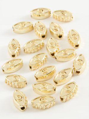 Göz Metal Bileklik ve Kolye Ucu Aparatı 1 Adet-Sarı