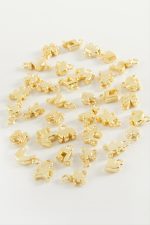 Karışık Tek Kulplu Metal Bileklik ve Kolye Ucu Aparatı 1 Adet-Sarı - Görsel 2