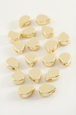 Kalp Metal Bileklik ve Kolye Ucu Aparatı 1 Adet-Sarı - Görsel 2