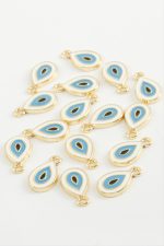 Damla Tek Kulp Mineli Bileklik ve Kolye Ucu Aparatı 1 Adet-Beyaz - Görsel 2