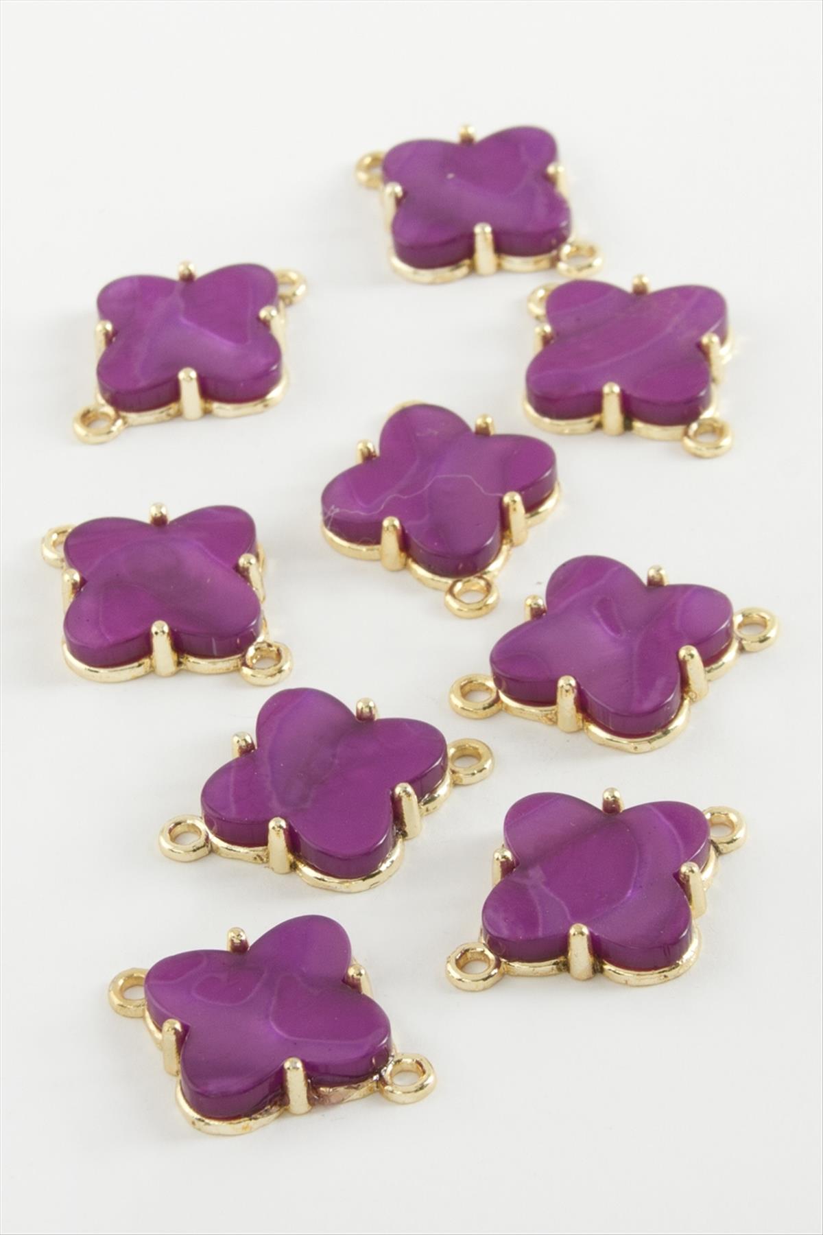 1209088_cicek-tek-kulp-polyester-bileklik-ve-k-bf9-4b.jpg Çiçek Tek Kulp Polyester Bileklik ve Kolye Ucu Aparatı 1 Adet-Lila - Görsel 1