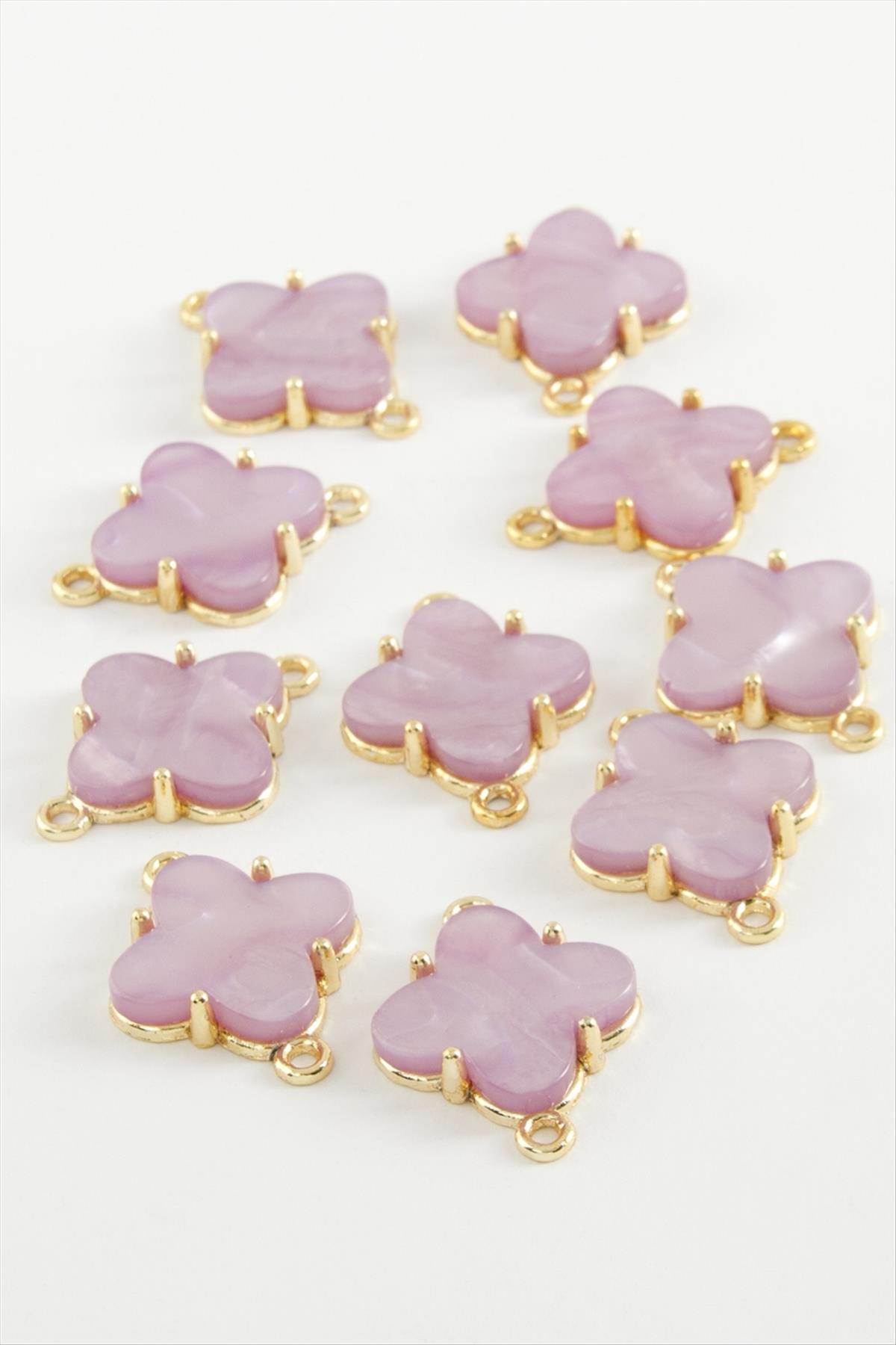 1209088_cicek-tek-kulp-polyester-bileklik-ve-k-c2-3f3.jpg Çiçek Tek Kulp Polyester Bileklik ve Kolye Ucu Aparatı 1 Adet-Lila - Görsel 2