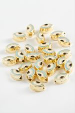 Göz Mineli Bileklik ve Kolye Ucu Aparatı 1 Adet-Lacivert