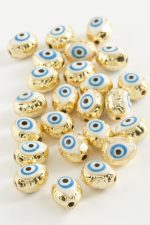 Damla Mineli Bileklik ve Kolye Ucu Aparatı 1 Adet-Beyaz - Görsel 2