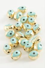 Damla Mineli Bileklik ve Kolye Ucu Aparatı 1 Adet-Turkuaz