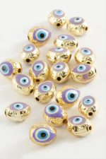 Damla Mineli Bileklik ve Kolye Ucu Aparatı 1 Adet-Lila - Görsel 2