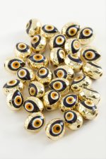 Damla Mineli Bileklik ve Kolye Ucu Aparatı 1 Adet-Sarı - Görsel 2