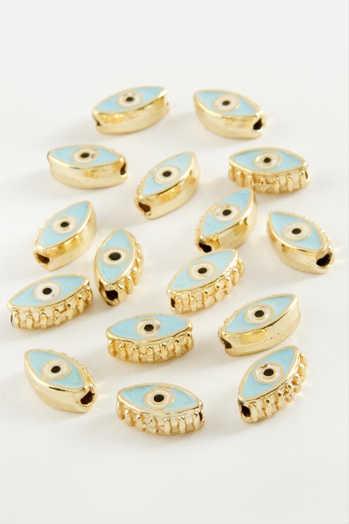 1209187_goz-mineli-bileklik-ve-kolye-ucu-apara-4c55-b.jpg Göz Mineli Bileklik ve Kolye Ucu Aparatı 1 Adet-Açık Mavi - Görsel 1