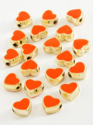 Kalp Mineli Bileklik ve Kolye Ucu Aparatı 1 Adet-Turkuaz