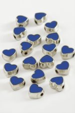 Kalp Mineli Bileklik ve Kolye Ucu Aparatı 1 Adet-Kırmızı