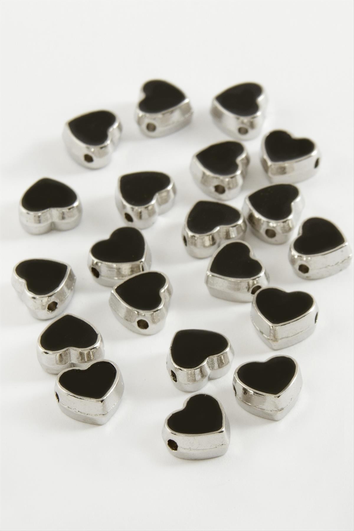 1209213_kalp-mineli-bileklik-ve-kolye-ucu-apar-5f6ca6.jpg Kalp Mineli Bileklik ve Kolye Ucu Aparatı 1 Adet-Siyah - Görsel 2