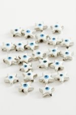 Yıldız Mineli Bileklik ve Kolye Ucu Aparatı 1 Adet-Beyaz - Görsel 2