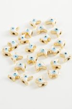 Kelebek Mineli Bileklik ve Kolye Ucu Aparatı 1 Adet-Beyaz - Görsel 2