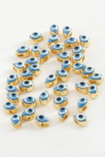 Damla Mineli Bileklik ve Kolye Ucu Aparatı 1 Adet-Açık Mavi