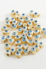 Damla Mineli Bileklik ve Kolye Ucu Aparatı 1 Adet-Beyaz - Görsel 2