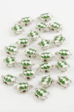 Kaplumbağa Mineli Bileklik ve Kolye Ucu Aparatı 1 Adet-Lila