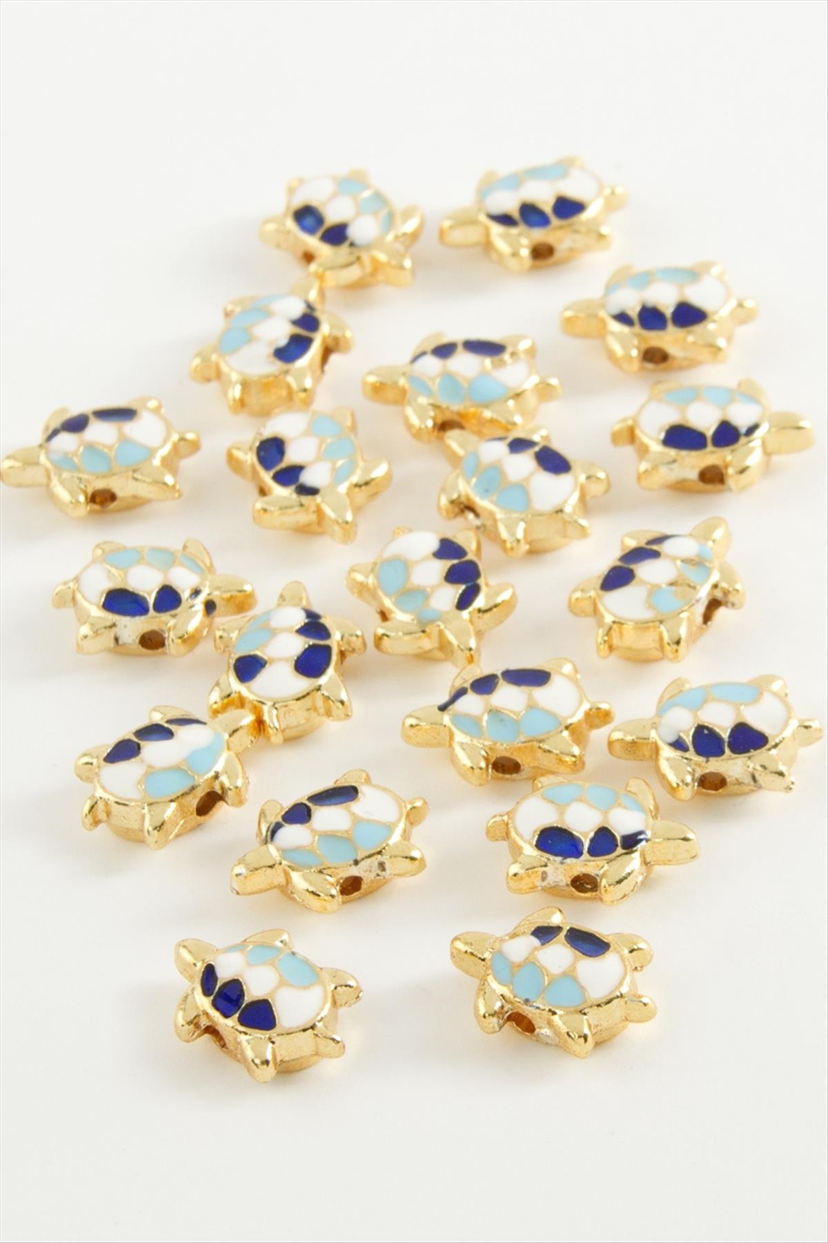 1209245_kaplumbaga-mineli-bileklik-ve-kolye-uc-d-3b3b.jpg Kaplumbağa Mineli Bileklik ve Kolye Ucu Aparatı 1 Adet-Sarı - Görsel 1