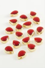 Nazar Mineli Bileklik ve Kolye Ucu Aparatı 1 Adet-Kırmızı - Görsel 2