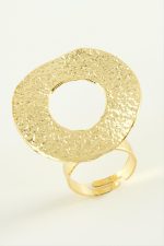 Halka Metal Yüzük-Sarı - Görsel 2