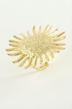 Güneş Metal Yüzük-Gümüş Rengi