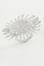 Güneş Metal Yüzük-Gümüş Rengi - Görsel 2