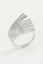 Tırpan Metal Yüzük-Gümüş Rengi - Görsel 2