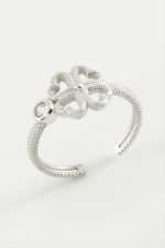 Yonca Metal Yüzük-Gümüş Rengi - Görsel 2