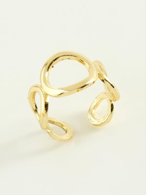 Halka Metal Yüzük-Gümüş Rengi