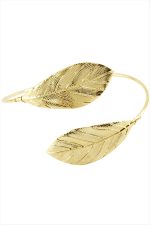 Yaprak Üst Kol Pazu Bilekliği-Sarı