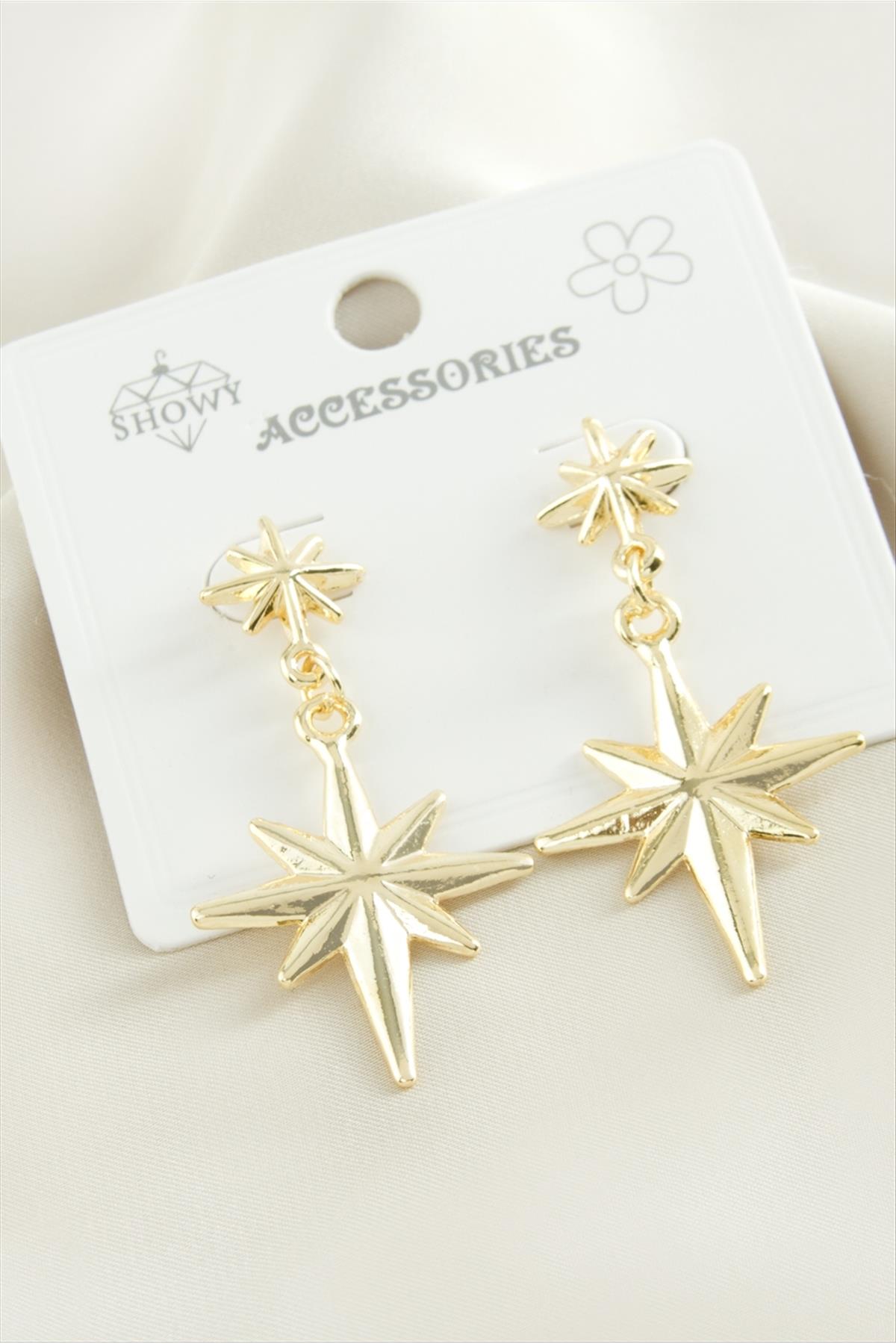 1209422_simsek-metal-kupe-e5b-19.jpg Şimşek Metal Küpe-Sarı - Görsel 2