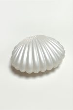 İstiridye Kutulu Mum-Beyaz - Görsel 3