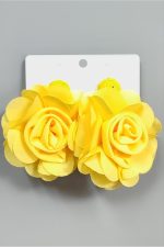 Gül Zr Model Küpe-Turuncu