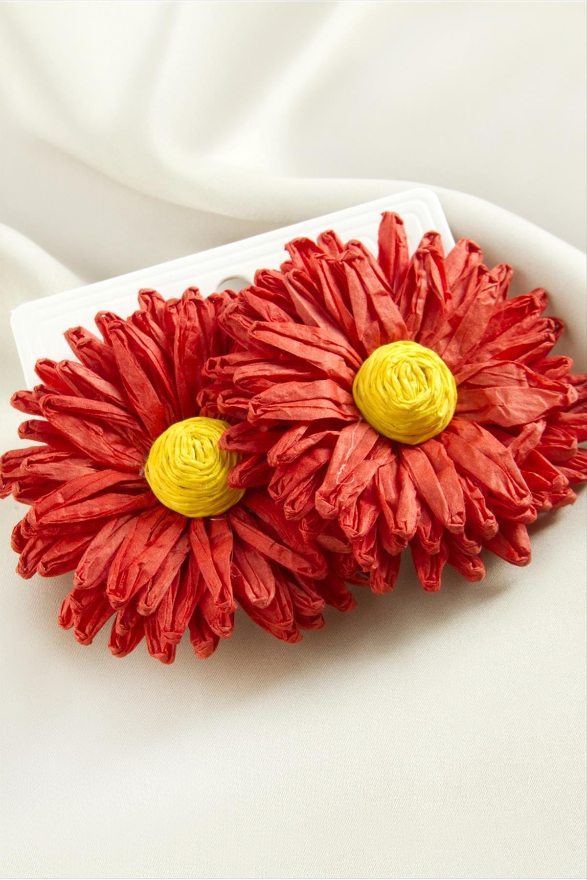 1209448_papatya-zr-model-kupe-4a4c-4.jpg Papatya Zr Model Küpe-Kırmızı - Görsel 2