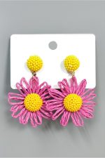 Papatya Zr Model Küpe-Pembe - Görsel 2