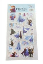 Firozen Kabartmalı Sticker-Mavi