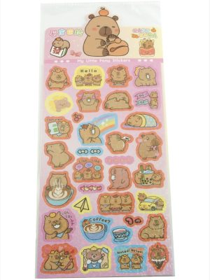 Küçük Midilli Sticker-Pembe