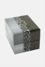 Desenli Saat Kutusu-Gri - Görsel 3